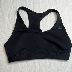 Adidas Three Stripe Racer Back sports Bra